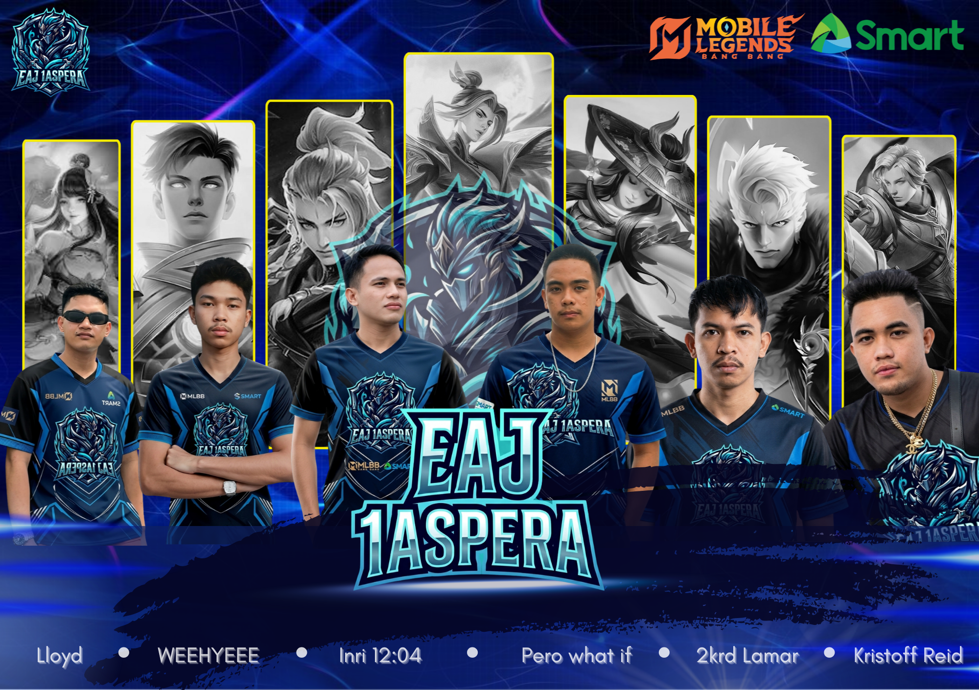 EAJ 1Aspera MLBB Team Poster